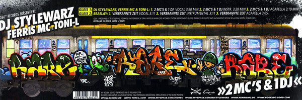 DJ Stylewarz, Ferris MC & Toni-L* / Beatlay : 2 MC's & 1 DJ / Verbrannte Zeit (12", Maxi, Ltd)