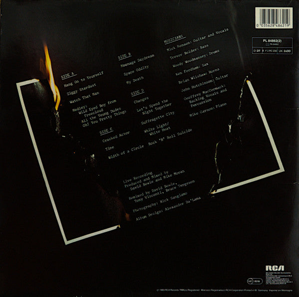 David Bowie : Ziggy Stardust - The Motion Picture (2xLP, Album)