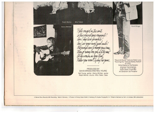 Neil Young With Crazy Horse : Everybody Knows This Is Nowhere (LP, Album, RP, Gat)