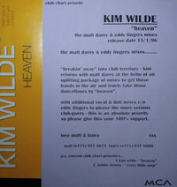 Kim Wilde : Heaven (12", Promo)
