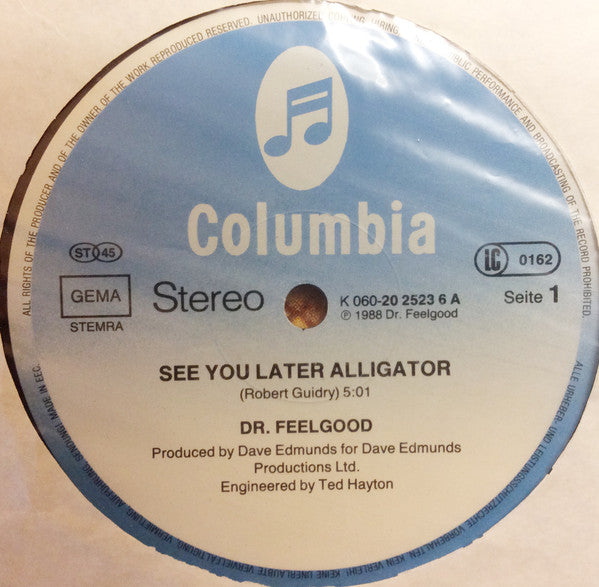 Dr. Feelgood : See You Later Alligator (12", Maxi)
