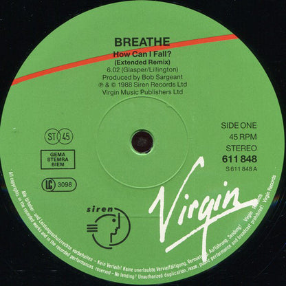 Breathe (3) : How Can I Fall? (12", Single)