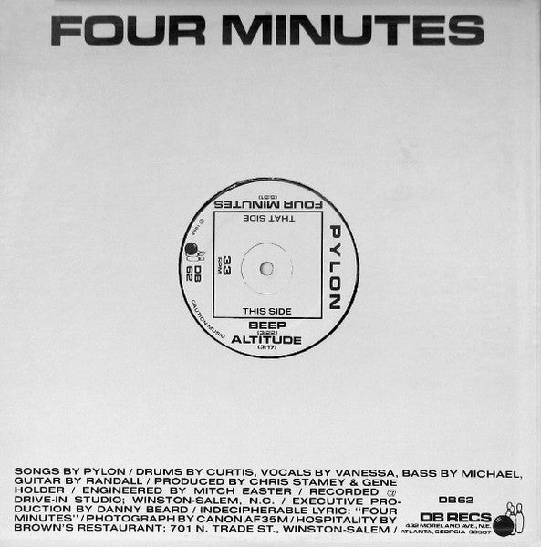 Pylon (4) : Beep / Altitude / Four Minutes (12")