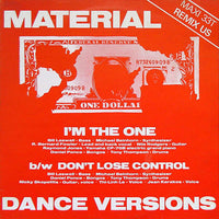 Material : I'm The One / Don't Lose Control (12", Maxi)