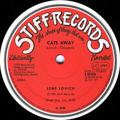 Lene Lovich : New Toy (12", Maxi)