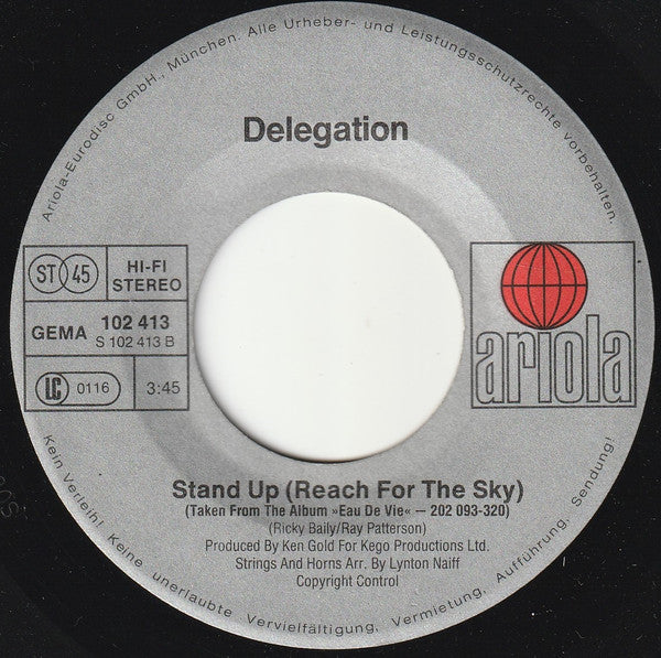 Delegation : Heartache No. 9 (7", Single)
