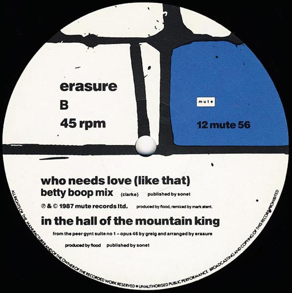 Erasure : It Doesn't Have To Be (12", Single)