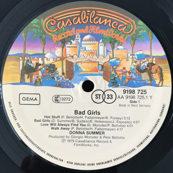 Donna Summer : Bad Girls (2xLP, Album, Gat)