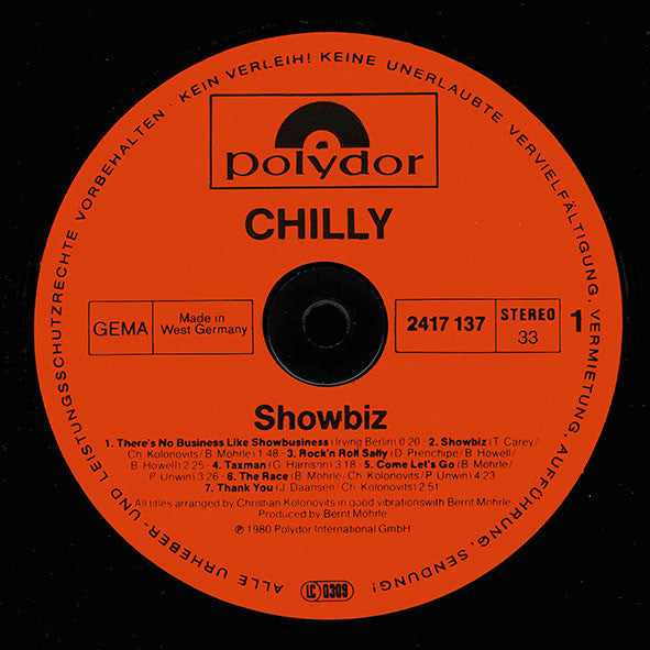 Chilly : Showbiz (LP, Album)