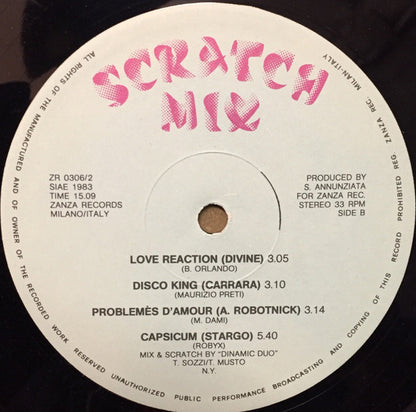 Various : Scratch Mix (LP, Comp, Mixed)