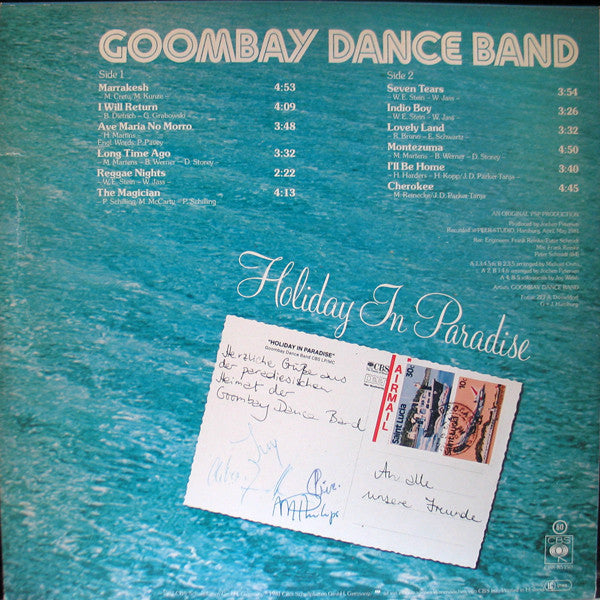 Goombay Dance Band : Holiday In Paradise (LP, Album)