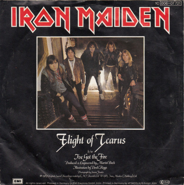 Iron Maiden : Flight Of Icarus (7", Single)