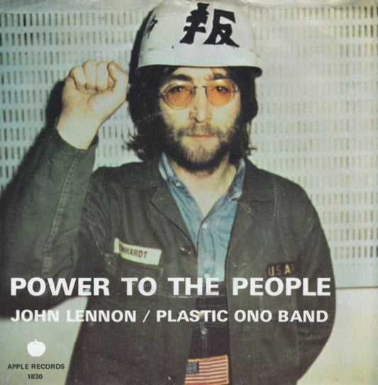 John Lennon / Plastic Ono Band* : Power To The People (7", Single, Win)