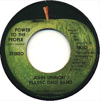 John Lennon / Plastic Ono Band* : Power To The People (7", Single, Win)