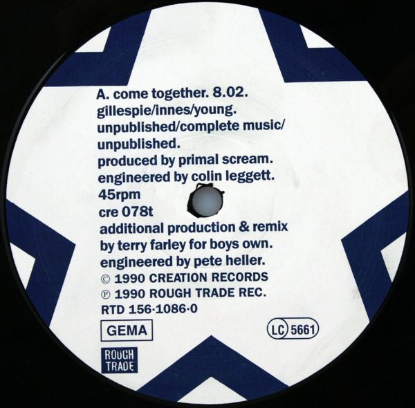 Primal Scream : Come Together (12")