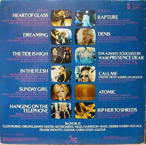 Blondie : Blondie's Hits (LP, Comp, Club)