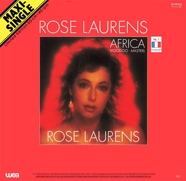 Rose Laurens : Africa (Voodoo Master) (12", Maxi, Ltd)