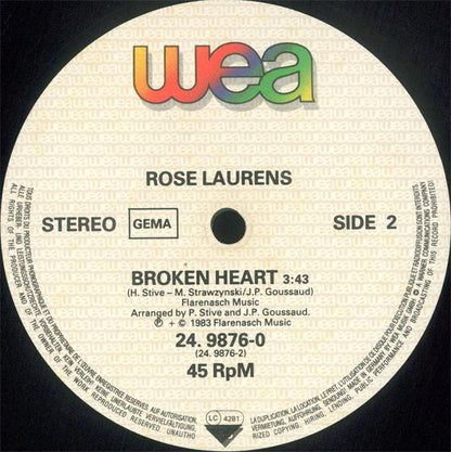 Rose Laurens : Africa (Voodoo Master) (12", Maxi, Ltd)