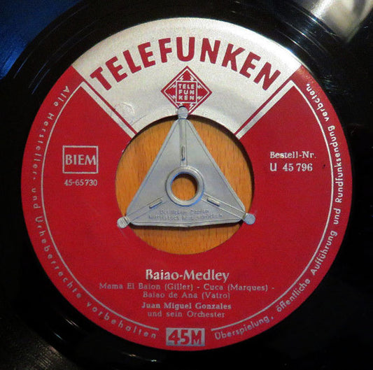 Juan Miguel Gonzales, Frederico Quinn : Baiao-Medley / Samba Medley (7", EP, Mono)