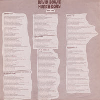 David Bowie : Hunky Dory (LP, Album, RE, RP)