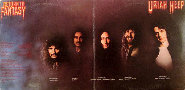 Uriah Heep : Return To Fantasy (LP, Album)