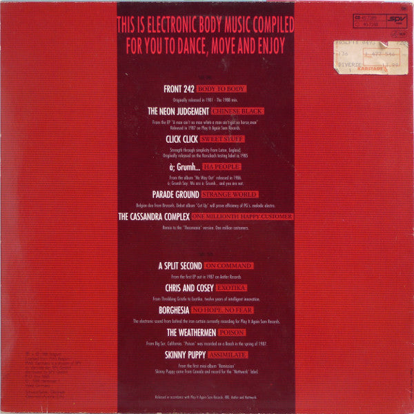 Various : This Is Electronic Body Music (LP, Comp)