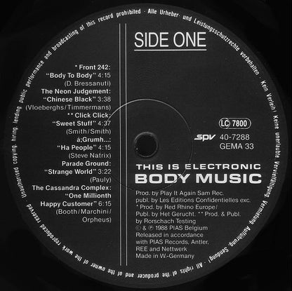 Various : This Is Electronic Body Music (LP, Comp)
