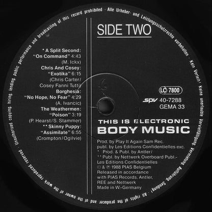 Various : This Is Electronic Body Music (LP, Comp)
