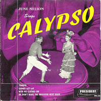 June Nelson (2) : June Nelson Sings Calypso (N°2) (7", EP)