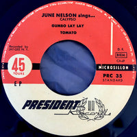 June Nelson (2) : June Nelson Sings Calypso (N°2) (7", EP)