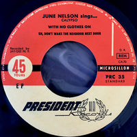 June Nelson (2) : June Nelson Sings Calypso (N°2) (7", EP)