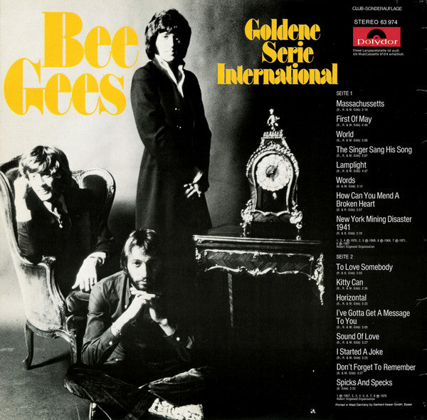 Bee Gees : Bee Gees (LP, Comp, Club)