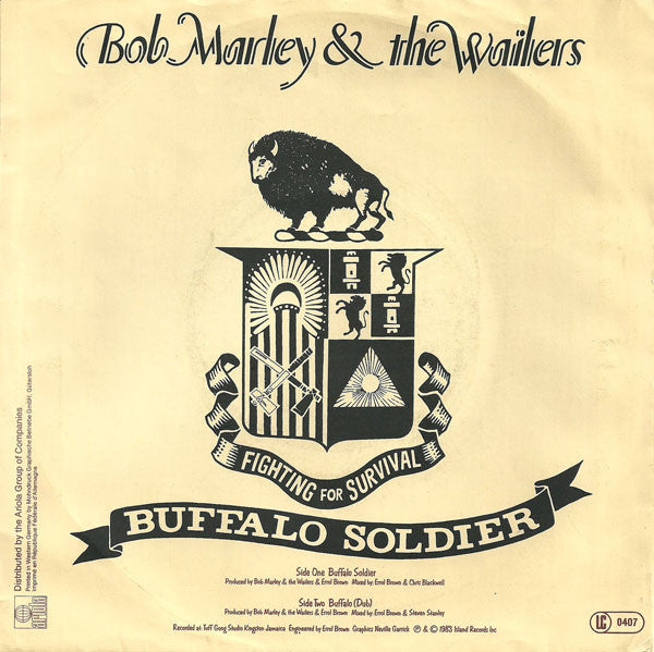 Bob Marley & The Wailers : Buffalo Soldier (7", Single)