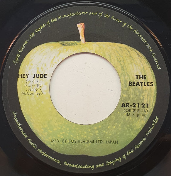 The Beatles : Hey Jude / Revolution (7", Single, RE, ¥50)