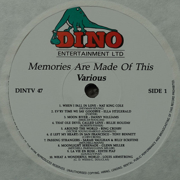 Various : Memories... Are Made Of This (2xLP, Comp)
