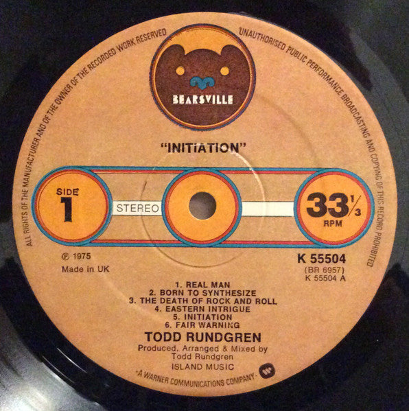Todd Rundgren : Initiation (LP, Album)