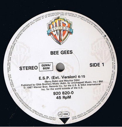 Bee Gees : E·S·P (12", Maxi)
