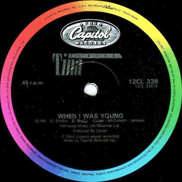Tina Turner : Better Be Good To Me (Extended Version) (12", Single)