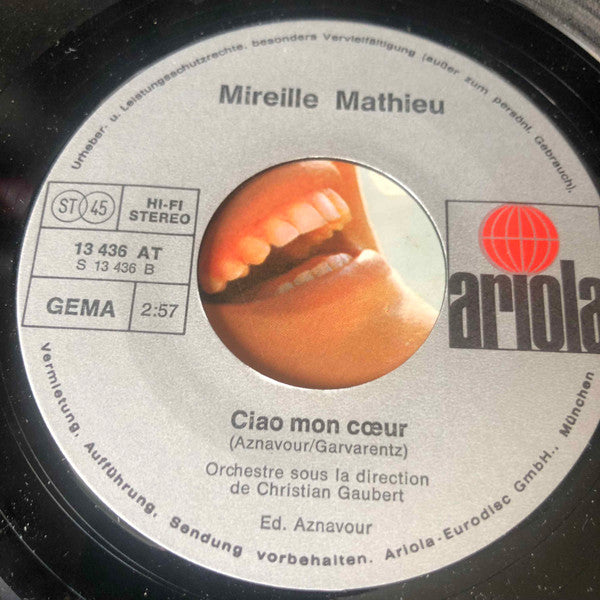 Mireille Mathieu : Folle Folle, Follement Heureuse (7", Single)