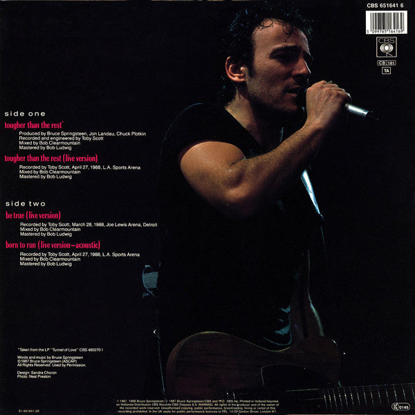 Bruce Springsteen : Tougher Than The Rest (12", Maxi)