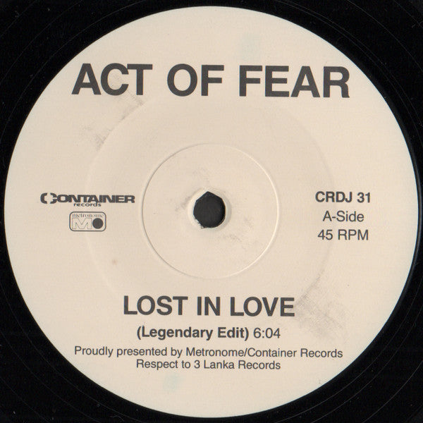 Act Of Fear : Lost In Love (12")