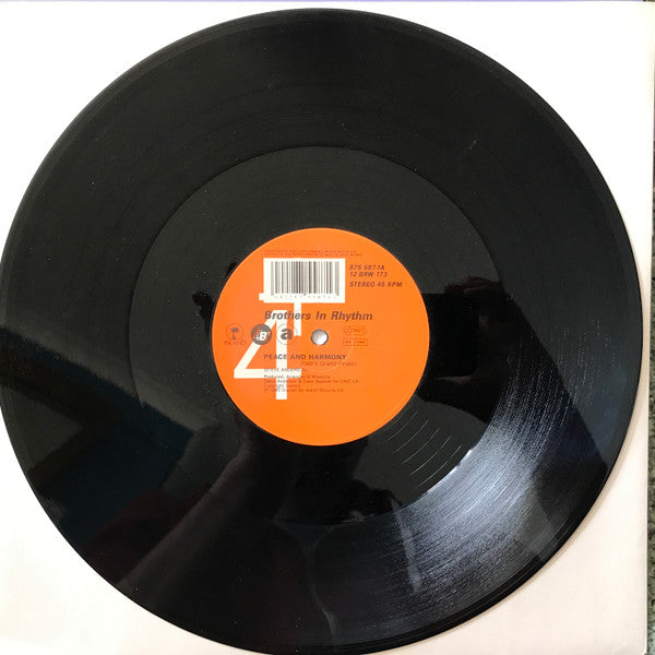 Brothers In Rhythm : Peace And Harmony (12")