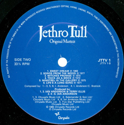 Jethro Tull : Original Masters (LP, Comp)