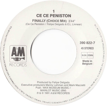 Ce Ce Peniston : Finally (Choice Mix) (7", Single)