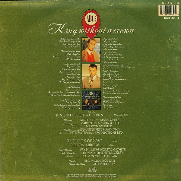 ABC : King Without A Crown (12")