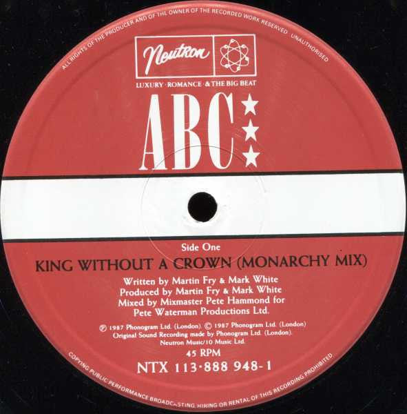 ABC : King Without A Crown (12")