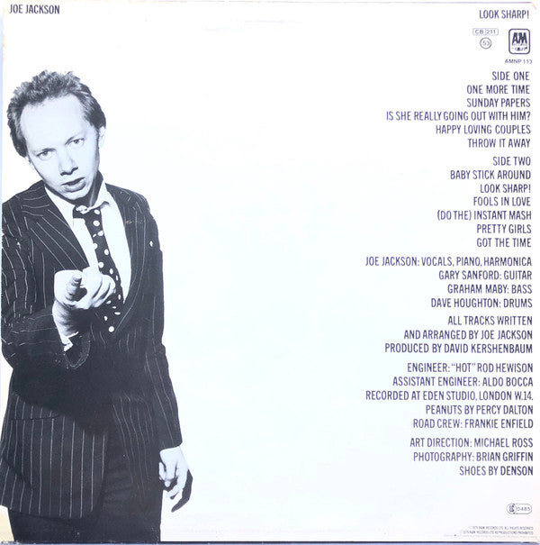 Joe Jackson : Look Sharp! (LP, Album, RE, ✲)