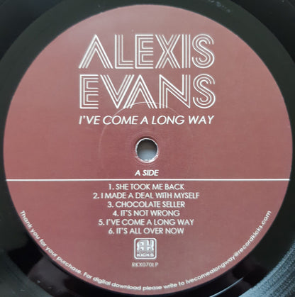 Alexis Evans : I've Come A Long Way (LP, Ltd)