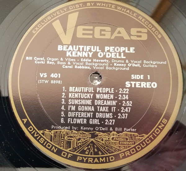 Kenny O'Dell : Beautiful People (LP, Album)