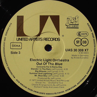 Electric Light Orchestra : Out Of The Blue (2xLP, Album, Gat)